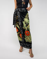 Raices Falda Wrap Negra