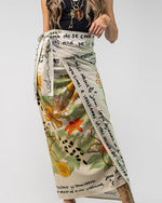 Raices Falda Wrap Blanca