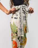 Raices Falda Wrap Blanca