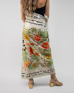 Raices Falda Wrap Blanca