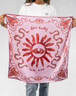 Pañoleta Ojos Sol Rosa