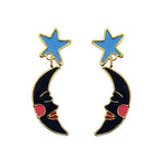 Aretes Velvet blue moon