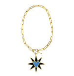 Chain link thin Starlove blue