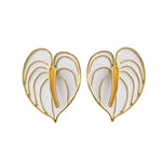 Aretes Anturios Blancos