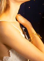 Starlight Rain gold bracelet