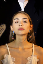 Aretes Velvet blue moon