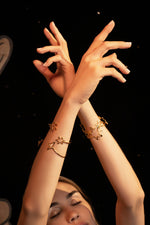 Starlight Rain gold bracelet