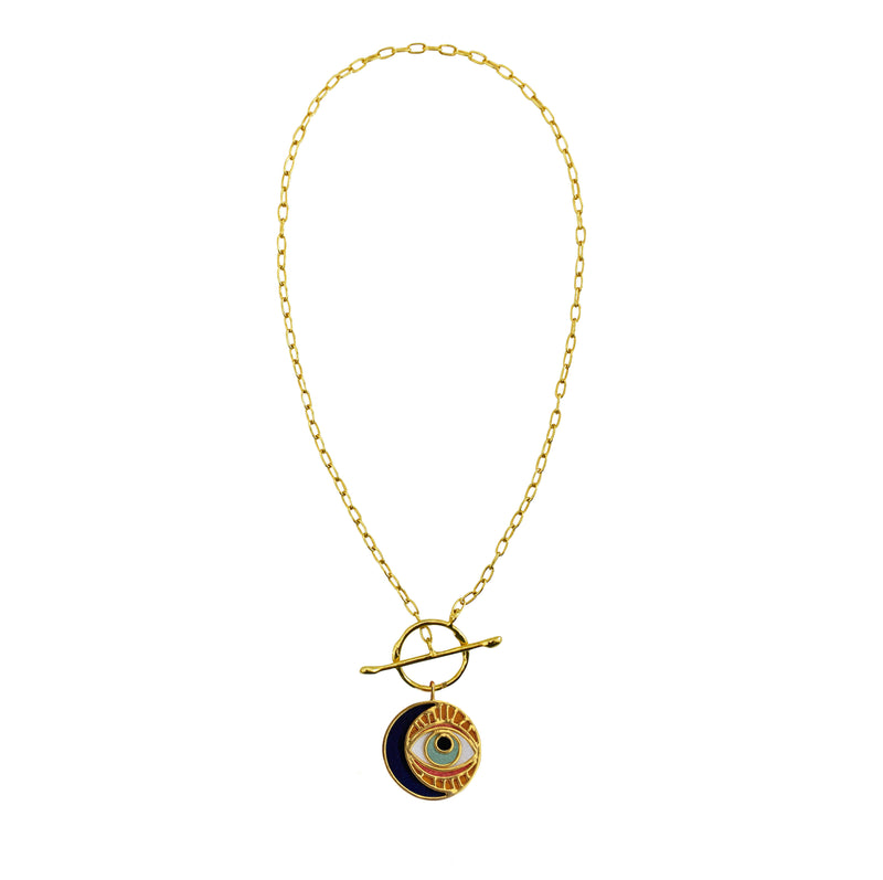 Chain link mini Ojo Luna