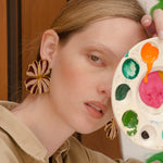 Aretes Violeta color