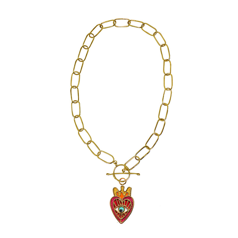 Chain link XL Milagros del corazón de Amulettos