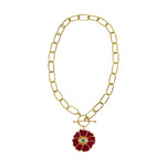 Chain link XL rosa ojo