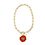 Chain link thin rosa ojo