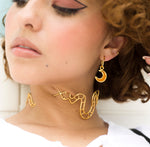 Extra mini hoops Luna amarilla