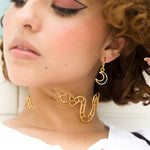 Extra mini hoops Luna azul