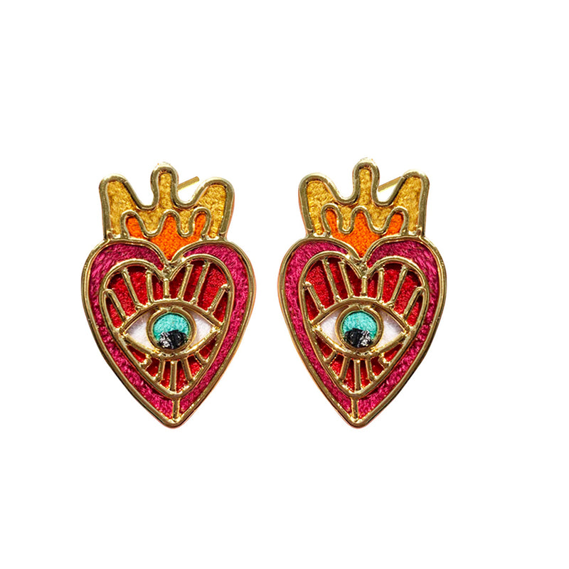 Studs mini Milagros del corazón de Amulettos
