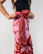 Ojos Sol Falda Wrap Rosa