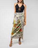 Raices Falda Wrap Blanca