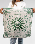 Pañoleta Ojos Sol verde