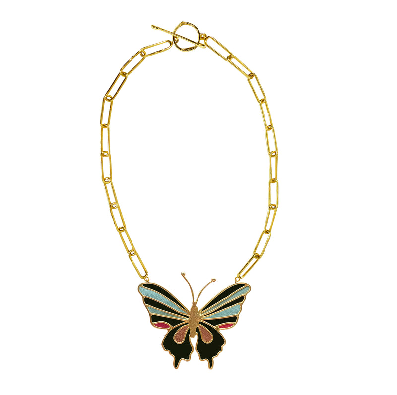 Chain Link Thin Morpho Amarillo