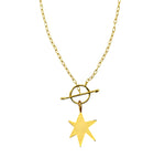 Funky star link mini chain