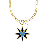 Chain link thin Starlove blue