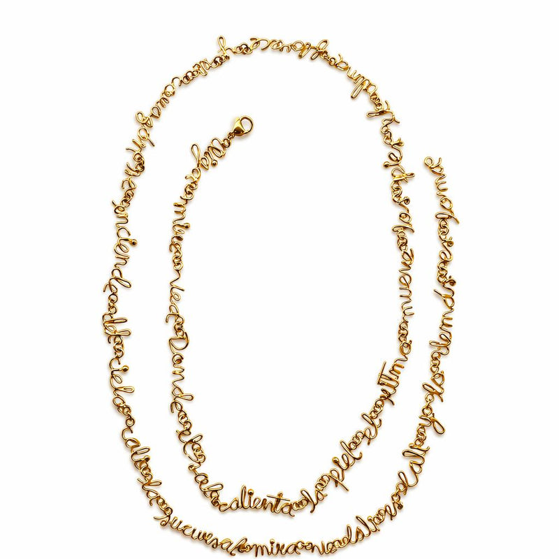 Chain belt "Poema a Cali"