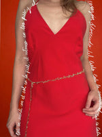 Written Chain Belt "POEMA A CALI"