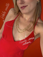 Written Chain Belt "POEMA A CALI"
