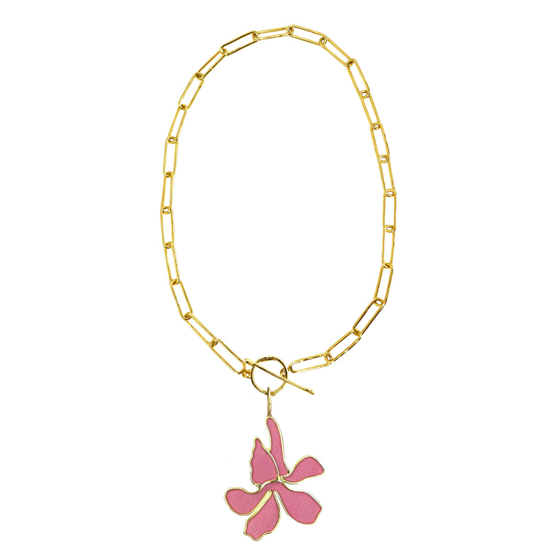 Chain Link Thin Guayacan Rosado