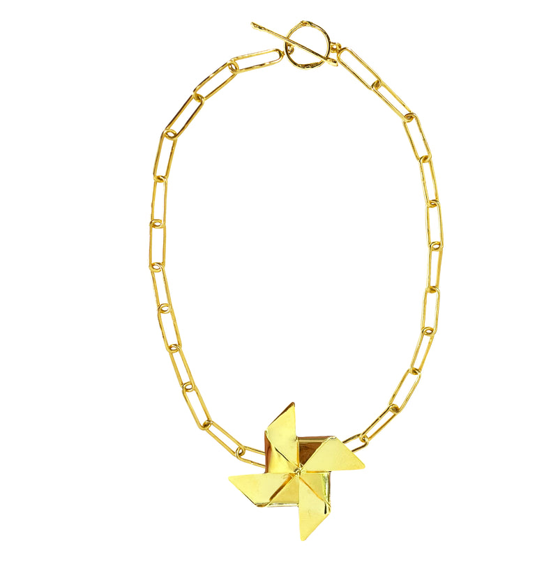Chain Link Thin Ringlettes Dorado