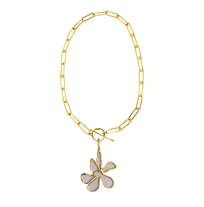 Chain Link Thin Guayacan Lila