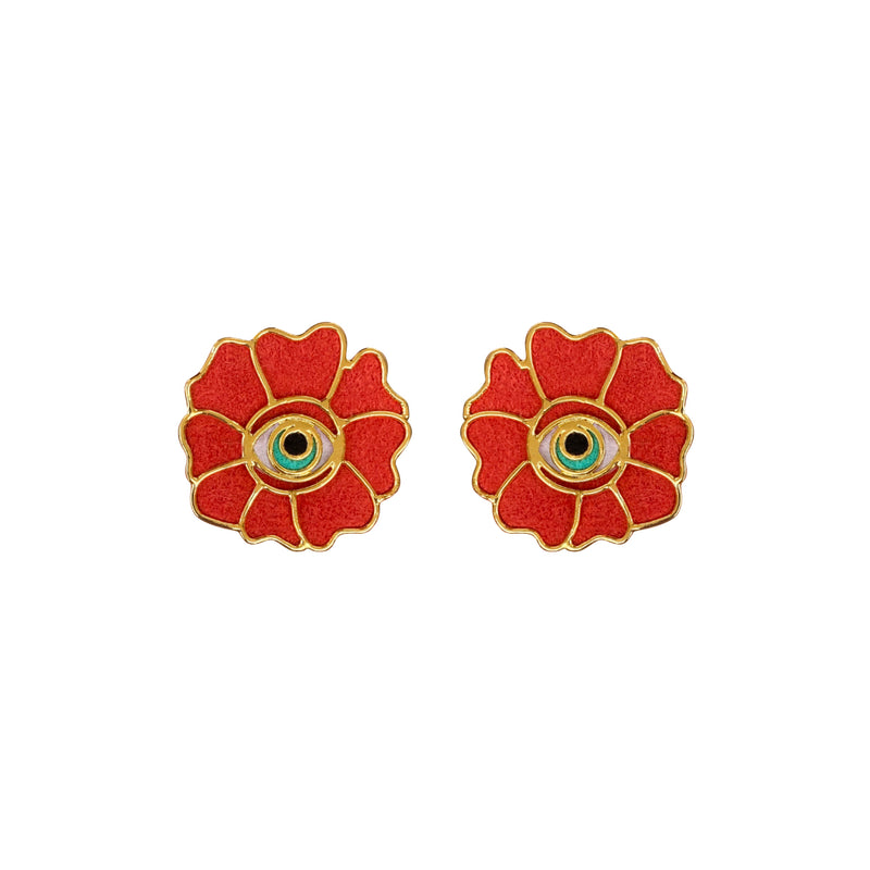 Studs mini rosa ojo