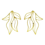 Aretes Leaves dorados de Amulettos
