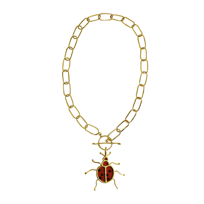 Chain Link XL lady bug de Amulettos