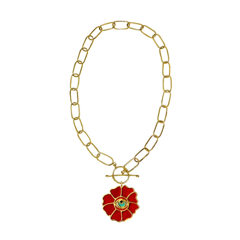 Chain Link XL Rosa Ojo