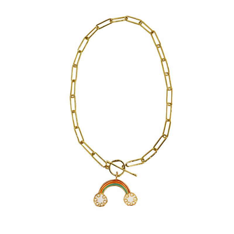 Chain link thin arcoiris mini